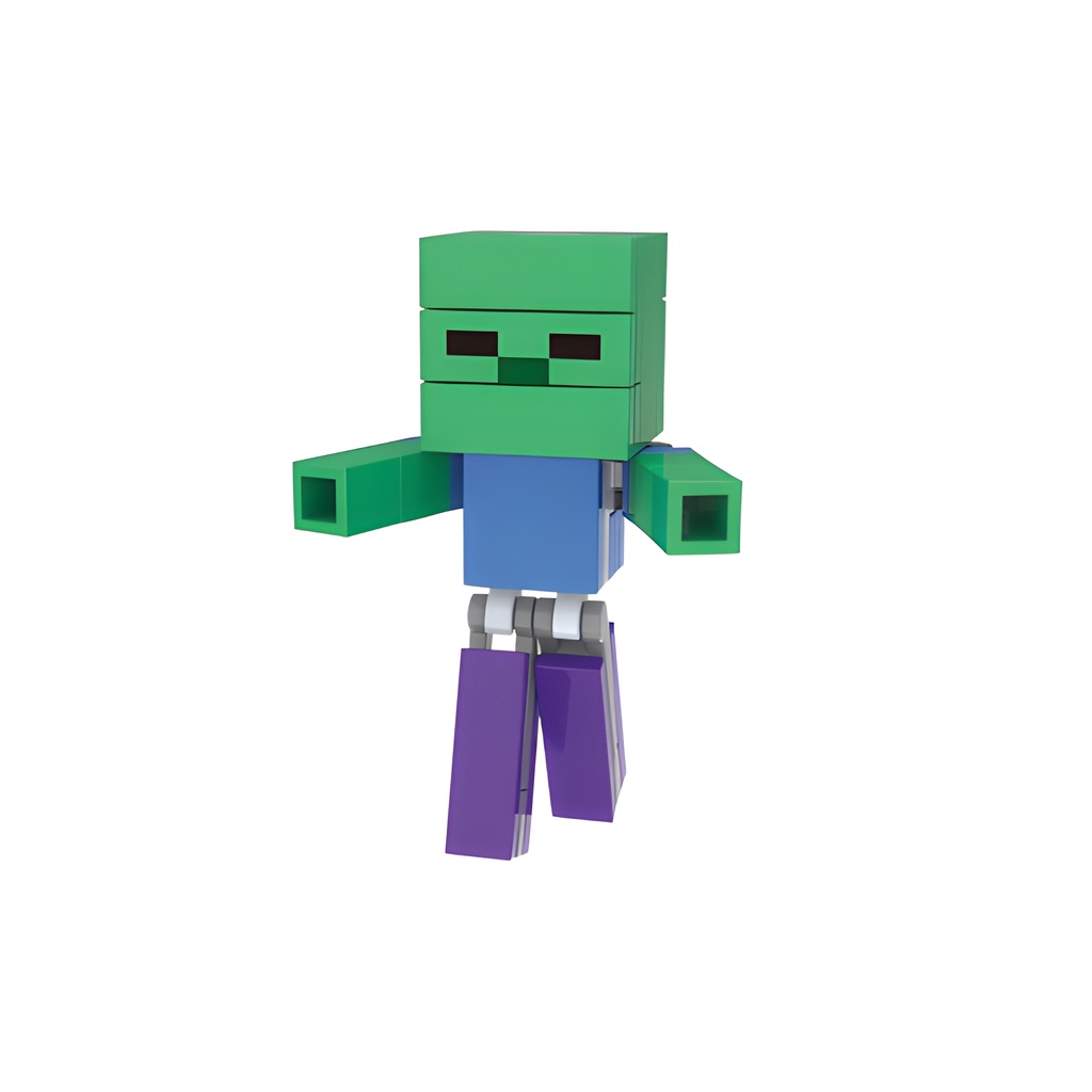 LEGO - Como Montar um Zumbi e um Boneco estilo Minecraft de Lego 