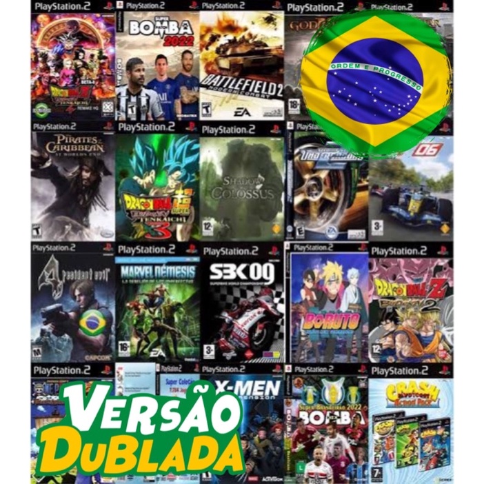 Jogos de Playstation 2 dublados???