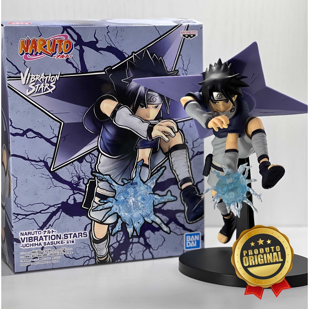 Banpresto Naruto Shippuden Grandista Shinobi Relations Uchiha Sasuke Volume  2 Figure Navy - US