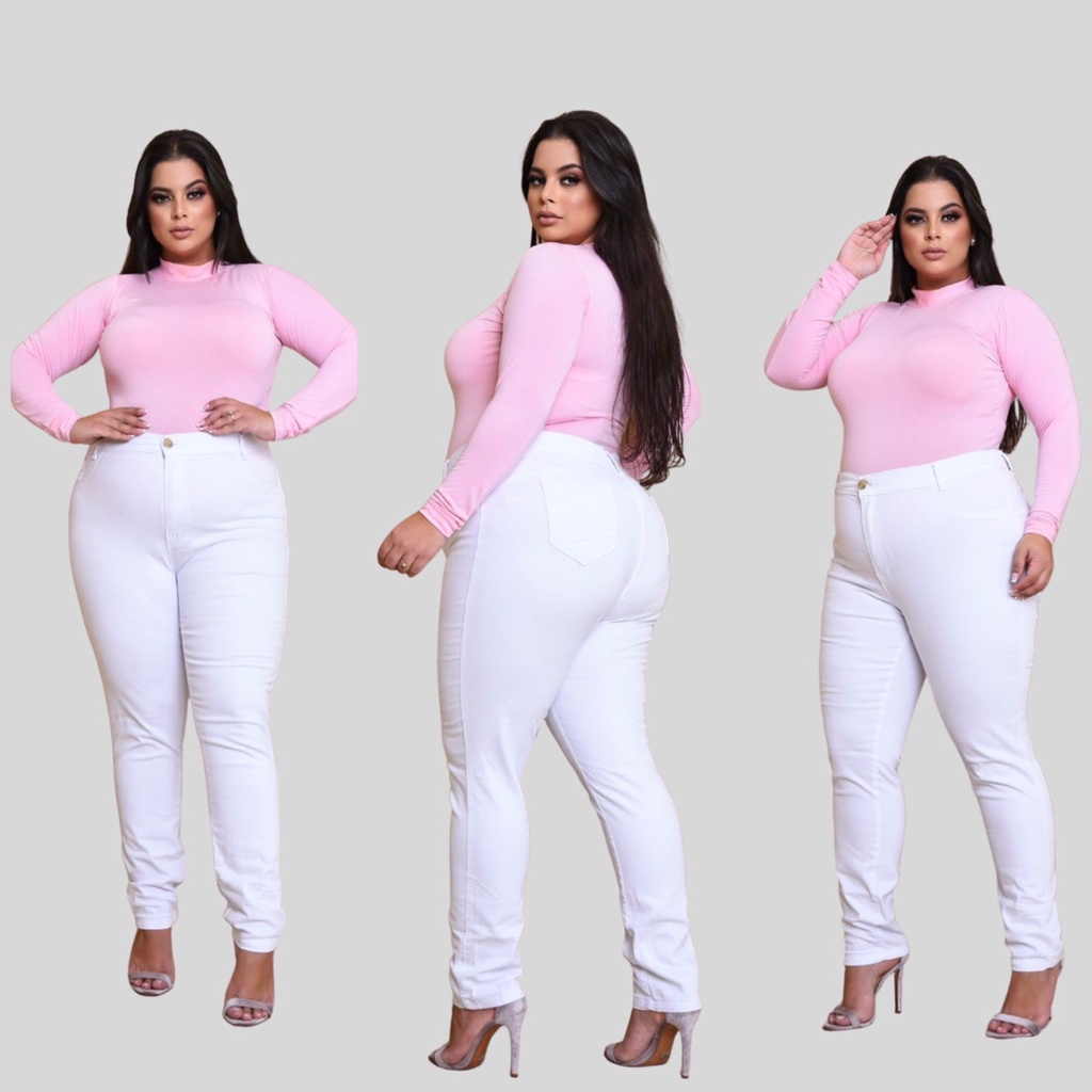 Calça jeans Feminina Efeito levanta Bumbum Lycra Deluxe Premium Promoção