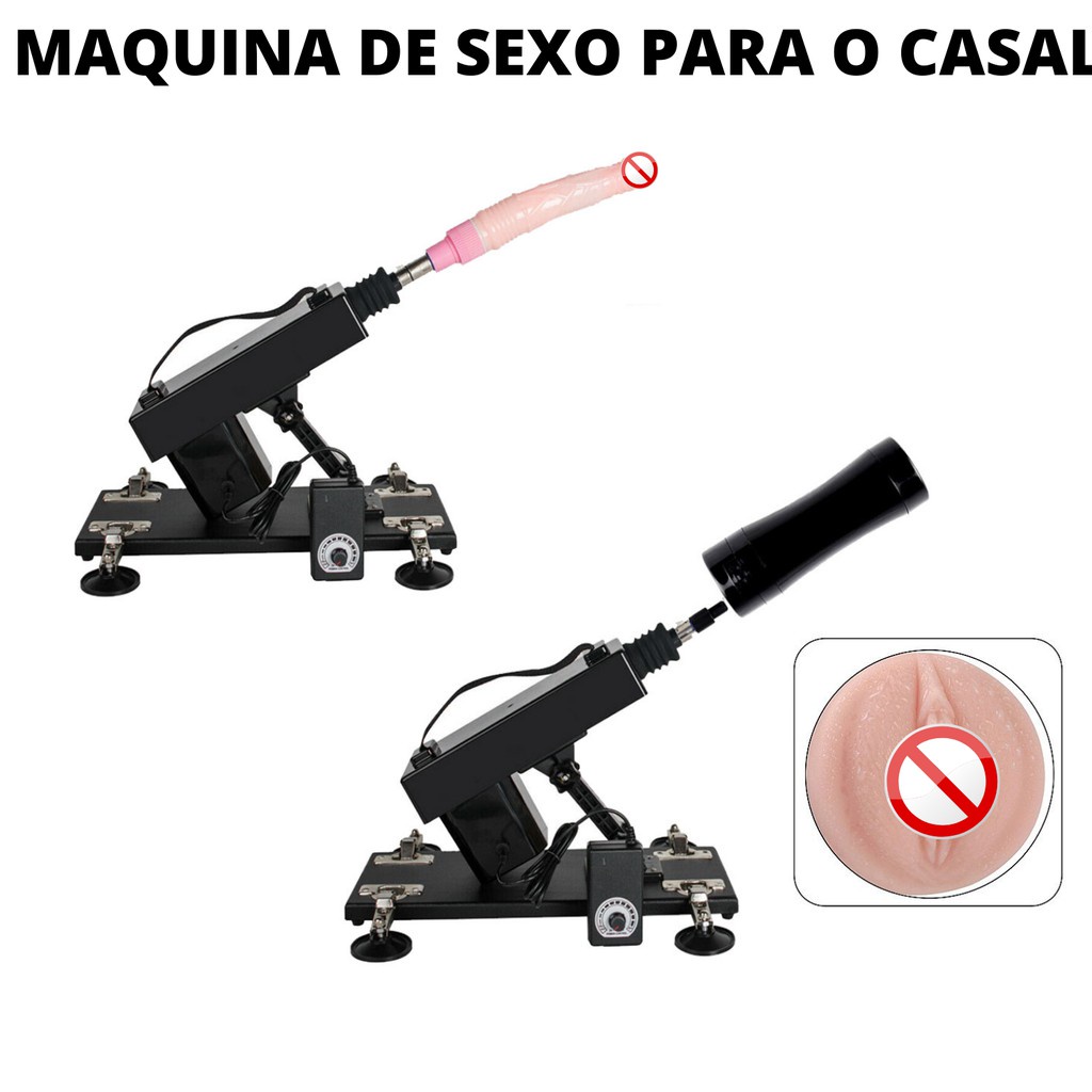 Maquina Do Sexo PARA CASAL VAI E VEM COM CONTROLE | Shopee Brasil