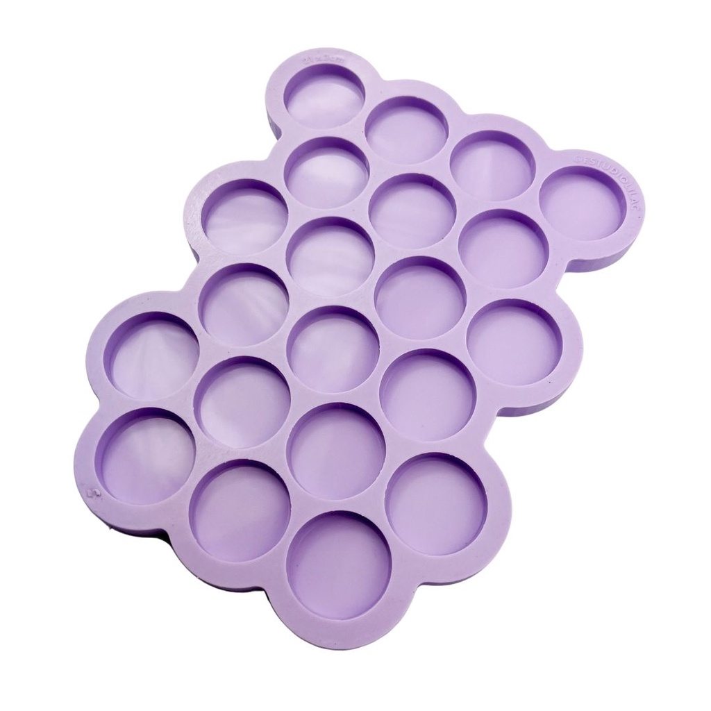 Molde de Silicone para Resina Ratinhos Fofinhos - 2 cavidades (4,5 cm) -  Estúdio Lilac - Moldes de Silicone para Resina