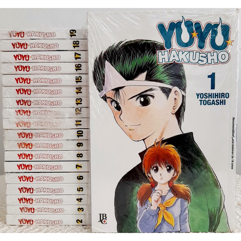 ) Coleção Yu Yu Hakusho 19 volumes = R$ 146,10