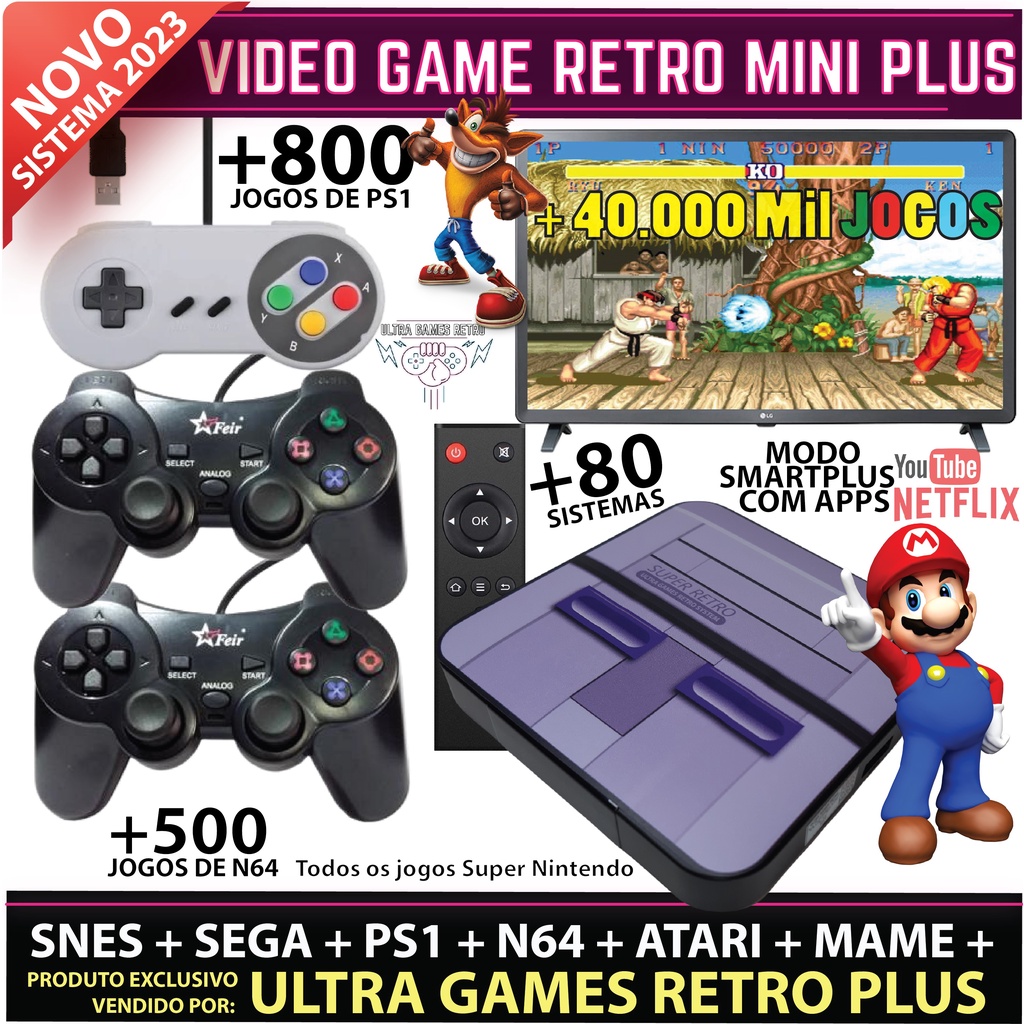 video game retrô - Nosso mercado