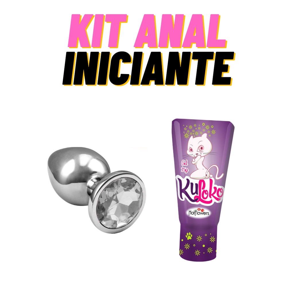 KIT ANAL INICIANTE - Plug + Dessensibilizante Kuloko 15g | Shopee Brasil