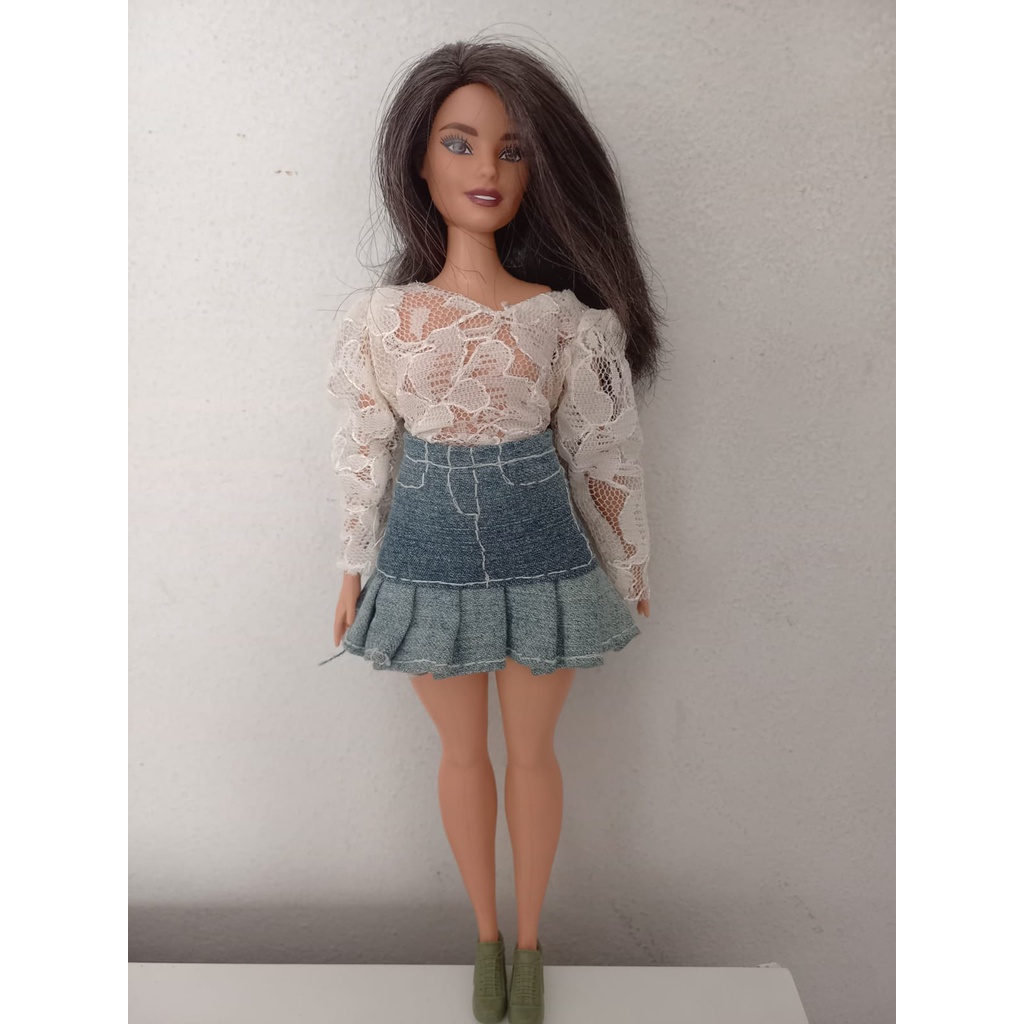 Roupa Barbie (macacão Jeans)