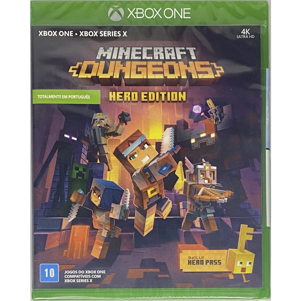 Jogo Minecraft Dungeons (Hero Edition) - Xbox One - Brasil Games - Console  PS5 - Jogos para PS4 - Jogos para Xbox One - Jogos par Nintendo Switch -  Cartões PSN - PC Gamer
