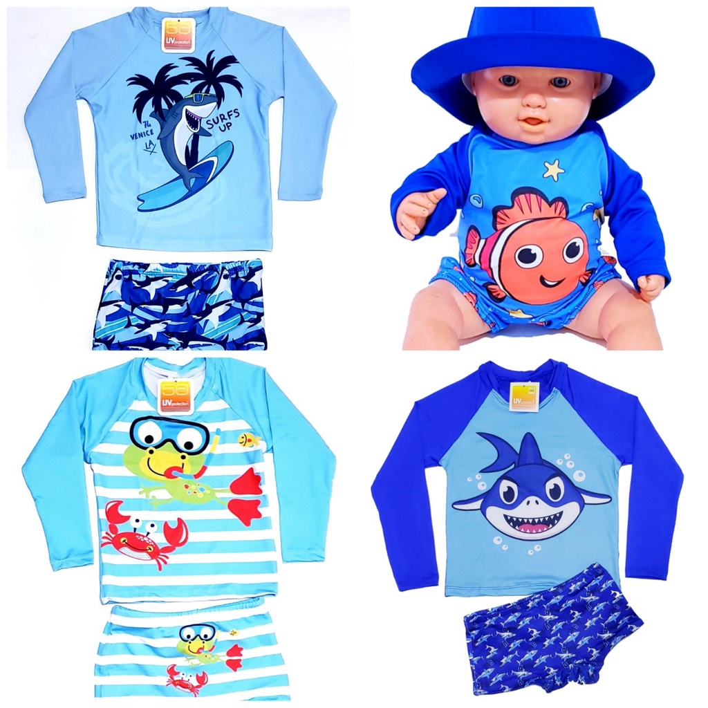 Roupa de praia cheap para bebe masculino