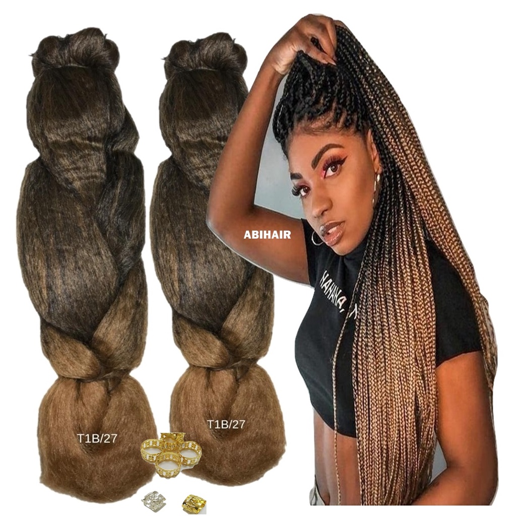 KIT 2 Pacotes Jumbo Ser Mulher 399g Cores Ombrés - Aplique de