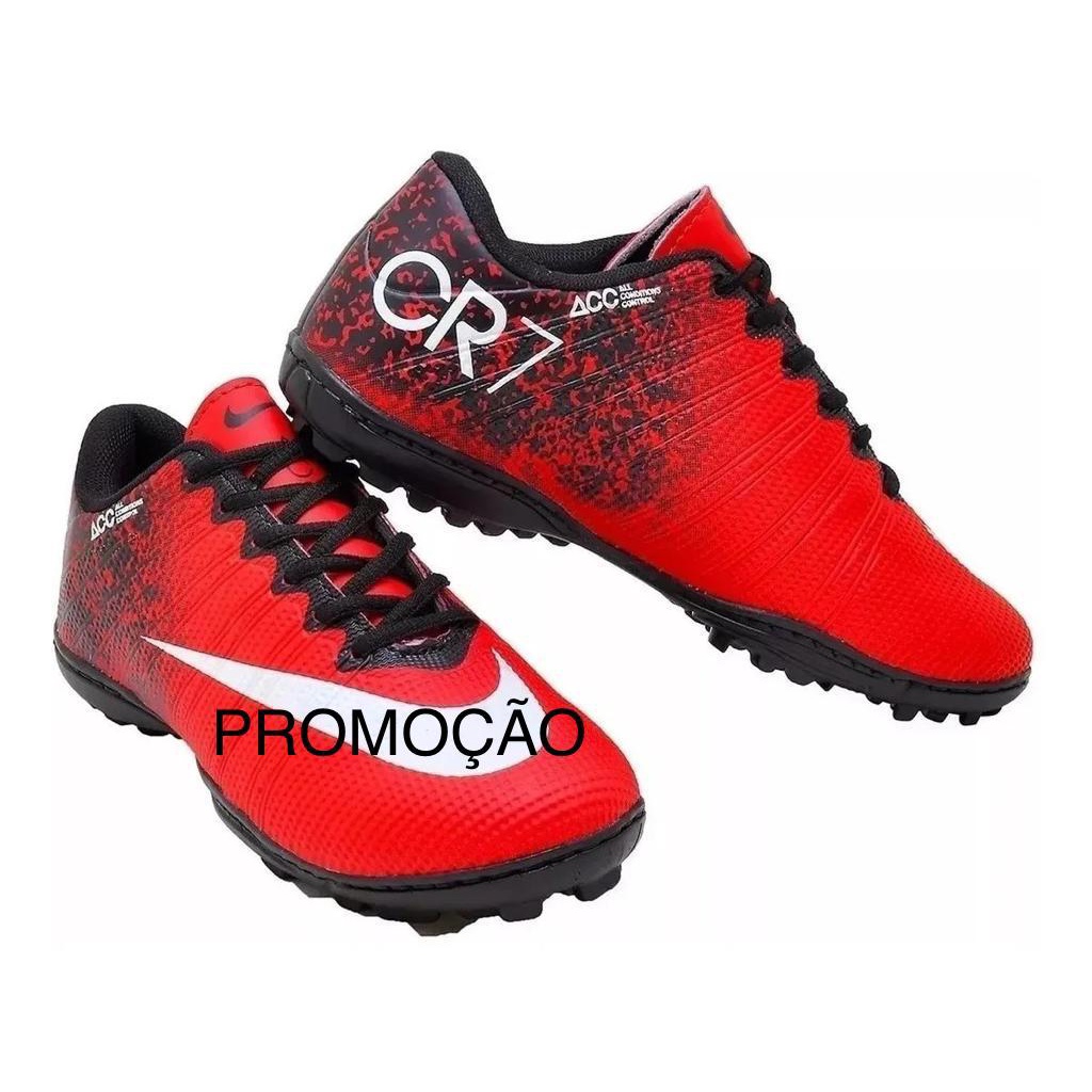 Chuteira cr7 best sale infantil campo