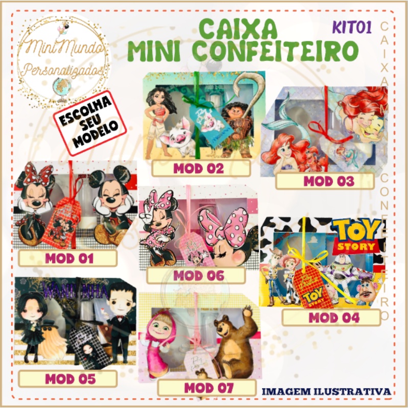 Caixa kit mini confeiteiro Léo Caminhão