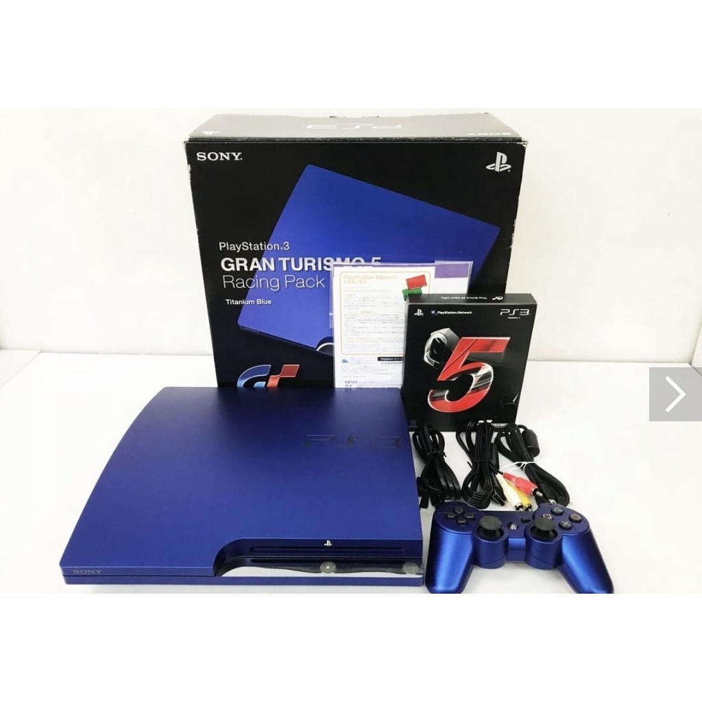 Playstation 3 Gran Turismo 5 Racing Pack Titanium Blue 160 GB 