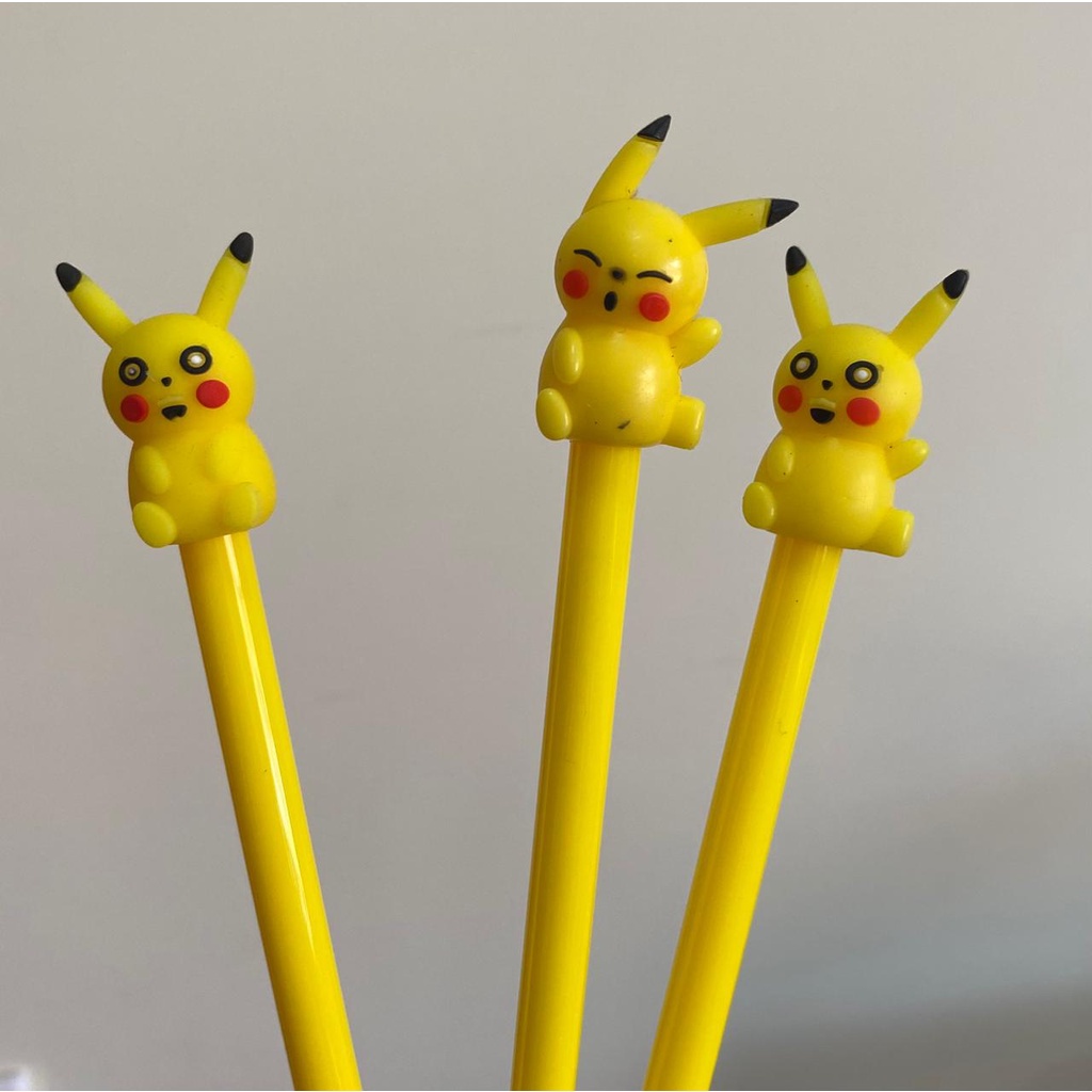 Caneta Pokémon Pikachu Anime Desenho Ponta 0.5mm
