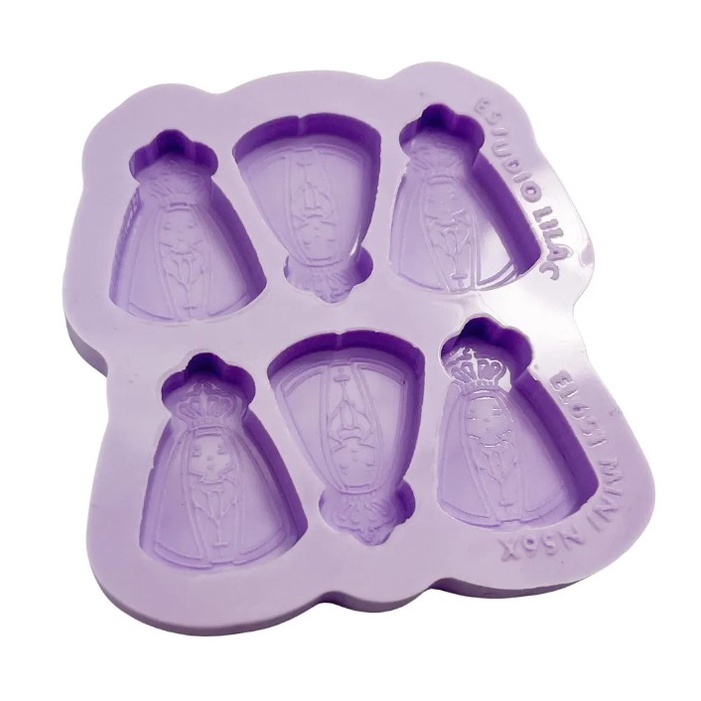 Molde de Silicone para Resina Ratinhos Fofinhos - 2 cavidades (4,5 cm) -  Estúdio Lilac - Moldes de Silicone para Resina