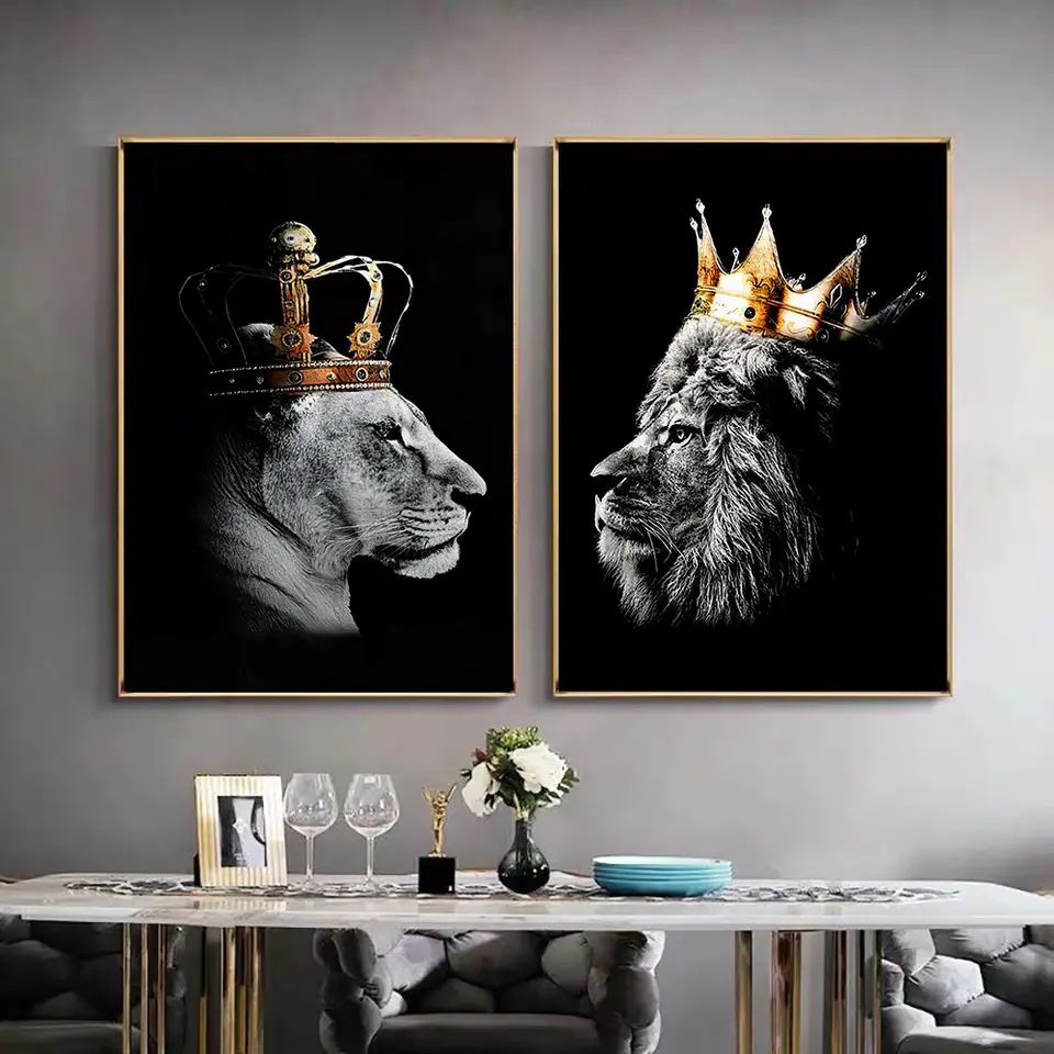 Quadro Leão Rei