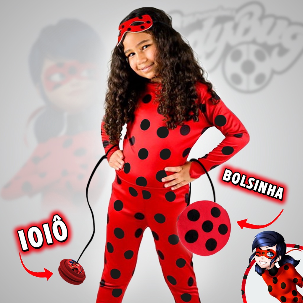 Vestido da hot sale ladybug infantil