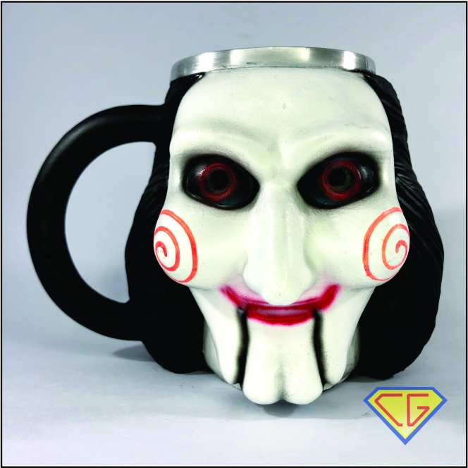 Caneca 3d Jigsaw Jogos Mortais Terror Resina