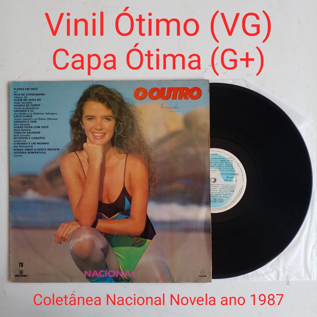 LP Disco Vinil Novela VALE TUDO Internacional. VG/VG
