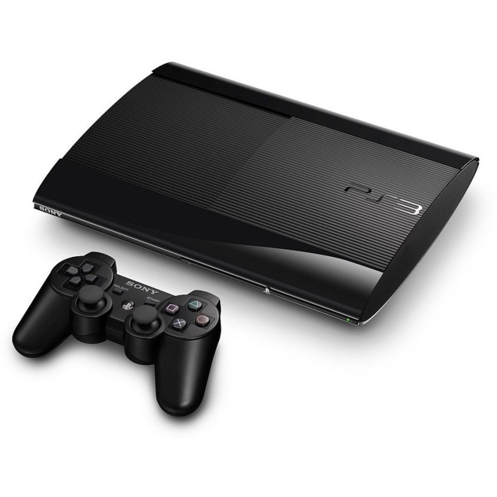 PS3 PLAY 3 SUPER SLIM 250 gb 1 CONTROLE NOVO 2 JOGOS TRAVADO