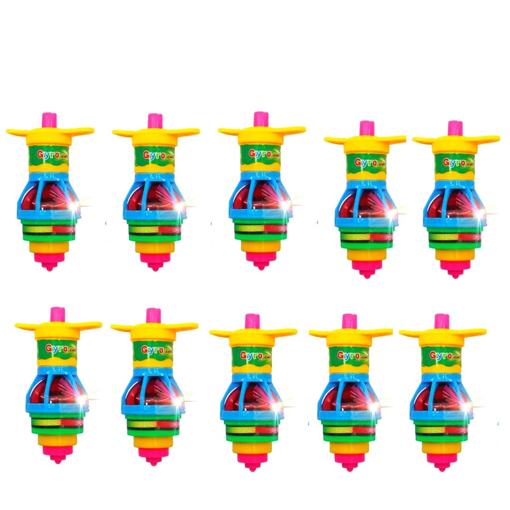 Pião Colorido Com Luz Infantil Cores Variadas - Compre Agora - Feira da  Madrugada SP