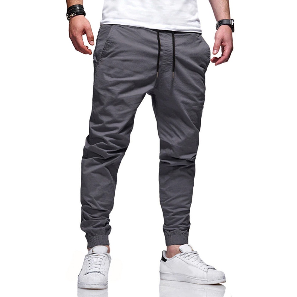 Calça jogger Masculina jeans e sarja calça com elastano ajuste com