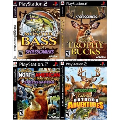 Cabela's Ps2 Coleção (16 Dvds) Completa Patch . M