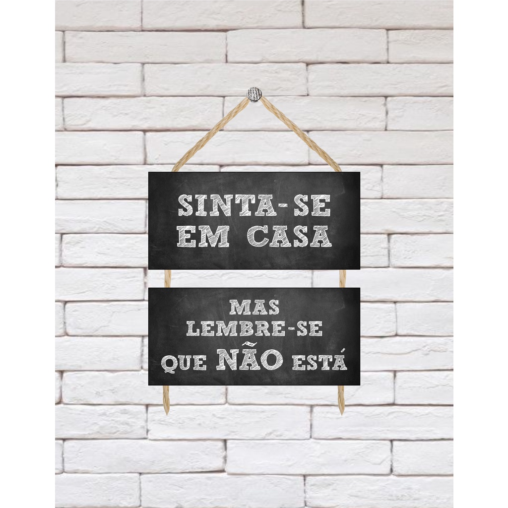 Porta Chaves Decorativo Meme Desenho de Palito Flork Frase Legal Engraçada  Quadrado Moldura Madeira Parede Pendurador Decoração Barato