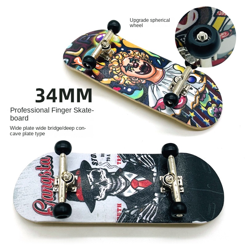 5 Pcs Finger Boards Skates - dedo profissional com ferramentas automontagem  - Jogo interativo estilo livre para treinamento escala dedos, brinquedos