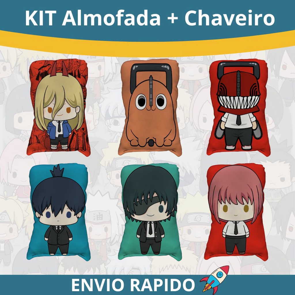 Almofada Anime Chibi Chainsaw Man Power