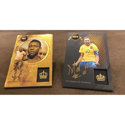 Cards Special Panini Pelé and Marta - The King and The Queen of Football