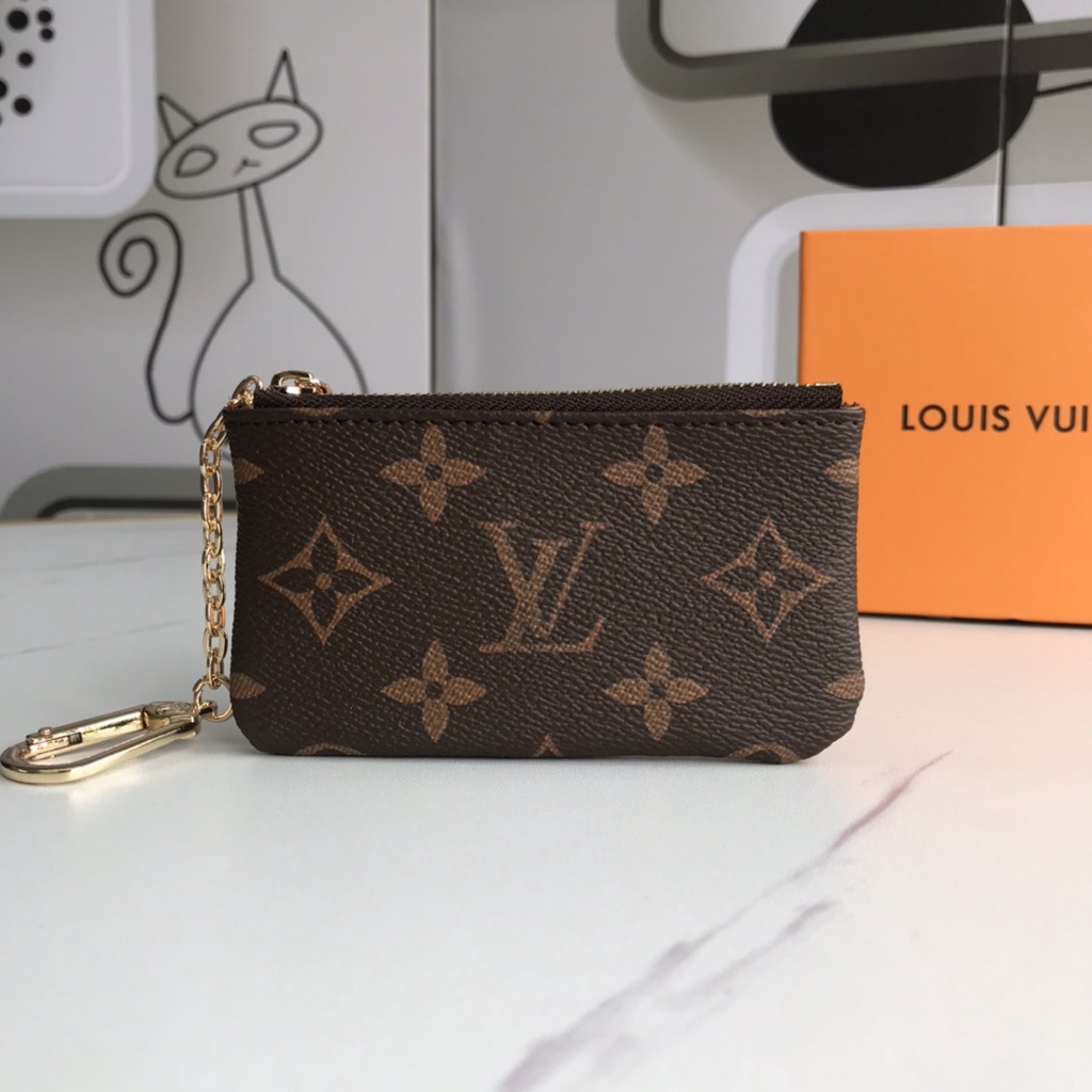 Louis Vuitton Monogram Leather Folding Wallet Folding Wallets (M81969)