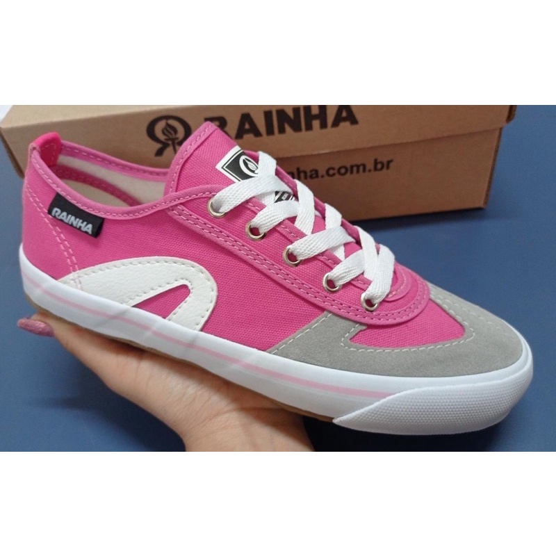 Tenis best sale rainha rosa