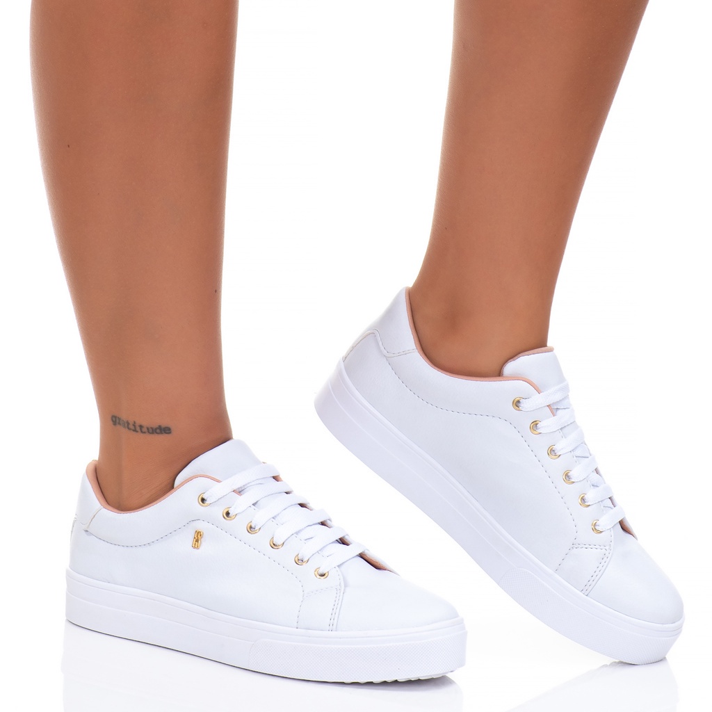 Tênis branco feminino store 2019