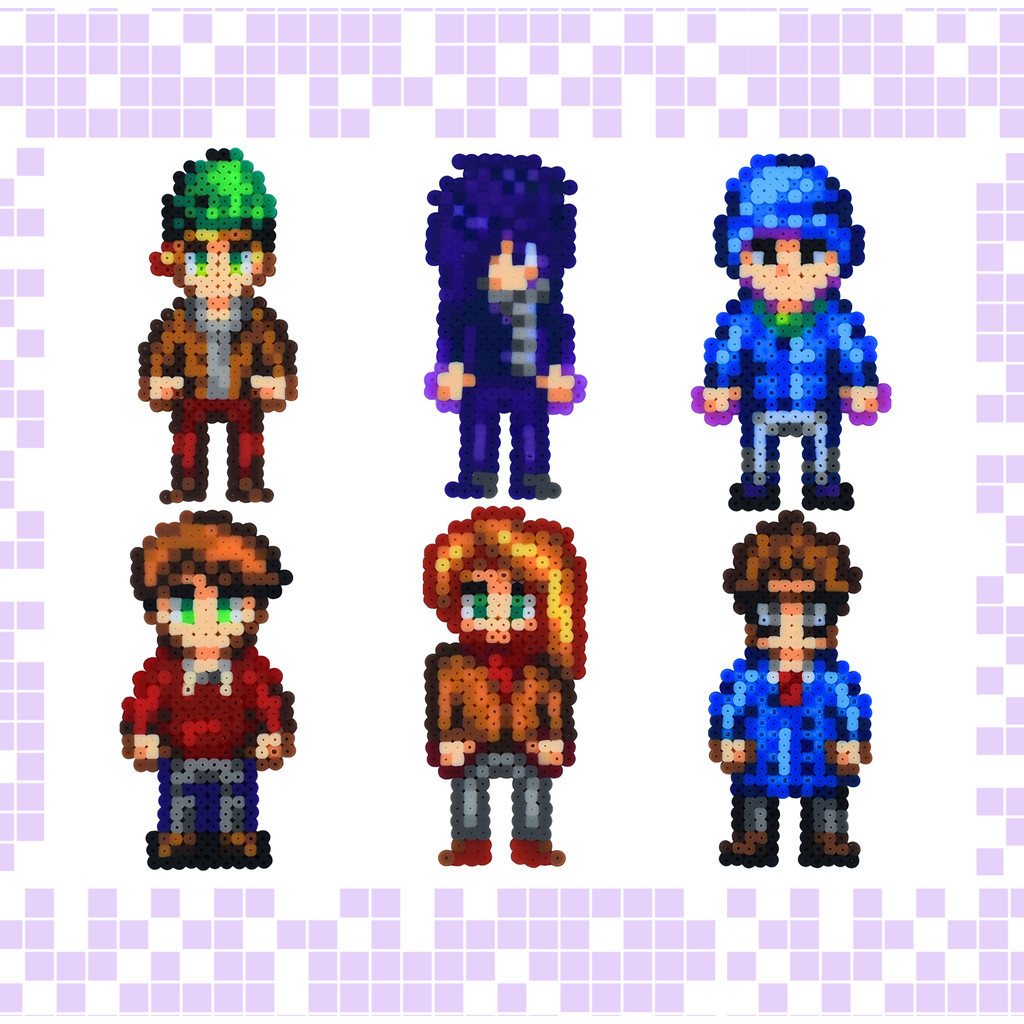 Stardew Valley Aldeões NPCs Candidatos Casáveis Roupa de Inverno Winter  Shane, Sebastian, Sam, Harvey, Elliot, Alex Chaveiro, Imã, Figura, Brincos  ou Broches Pixel Art Perler Beads | Shopee Brasil