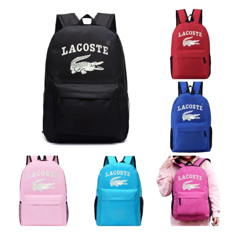 Mochila lacoste Mochila escolar lacoste Mochila universitária Mochila para escola  Mochila para trabalho Bolsa escolar Bag