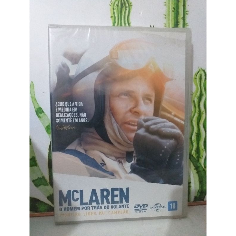 Dvd McLaren O Homem Por Tr s do Volante Lacrado Original Shopee