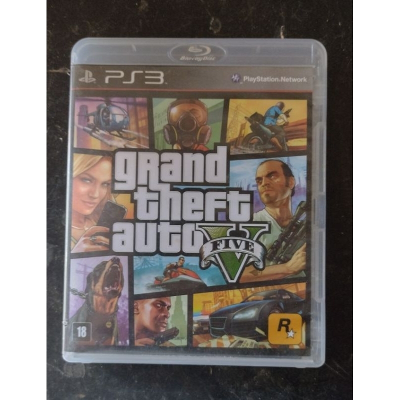 Grand Theft Auto V - GTA V - GTA 5 PS3 - Game Games - Loja de Games Online