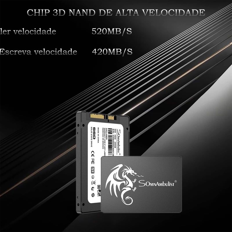 Somnambulist SSD H650 120GB 240GB 480GB 1TB 2TB | Shopee Brasil