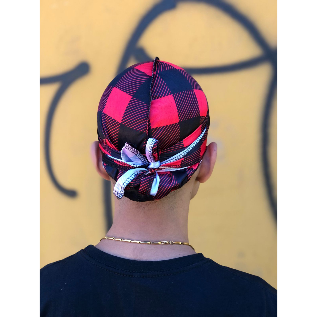 Touca Durag Bandana Silky Para Waves Dread e Tranças