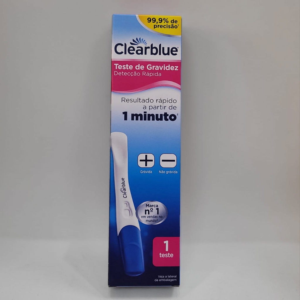 Teste de Gravidez Clearblue Shopee Brasil