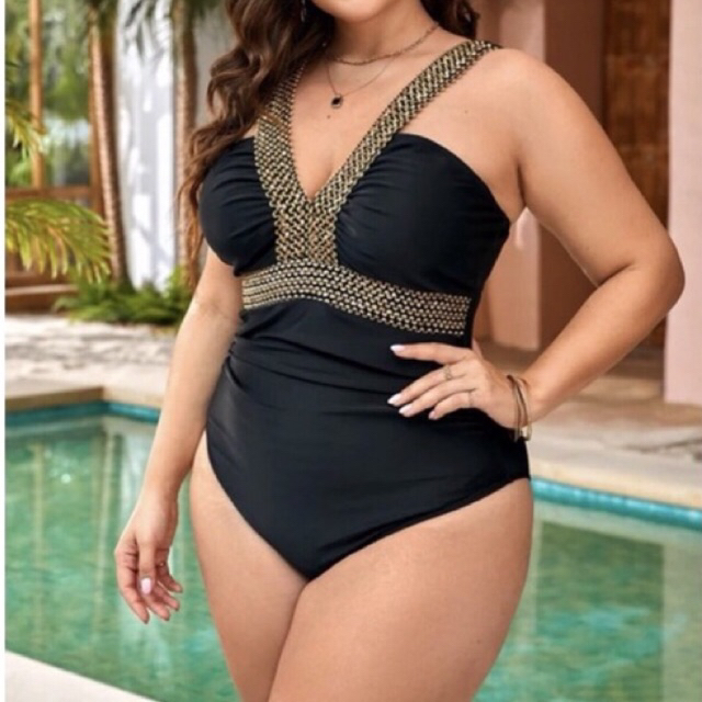 Maiô preto plus store size