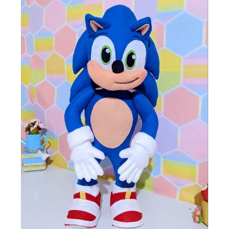 Bonecos Sonic em Feltro (preço Unitário)