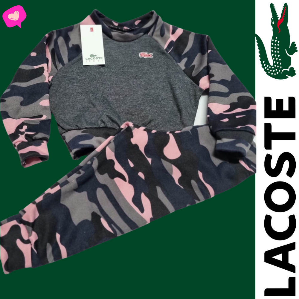 Moletom Lacoste Sem Capuz Blusa e cal a de Frio Gola Redonda