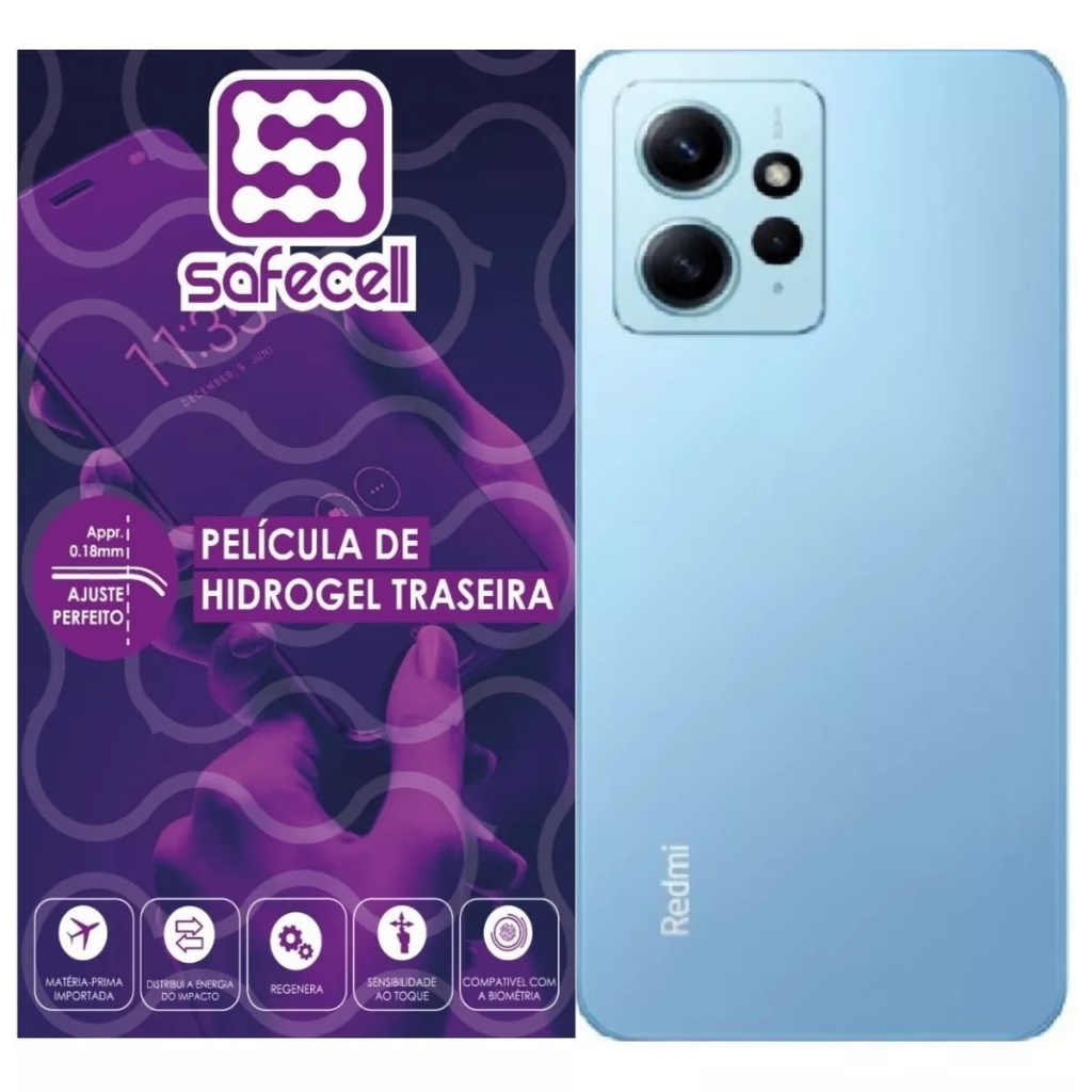 Capa Case Para Redmi Note 12 Pro 5g + Pelicula Hydrogel Hd