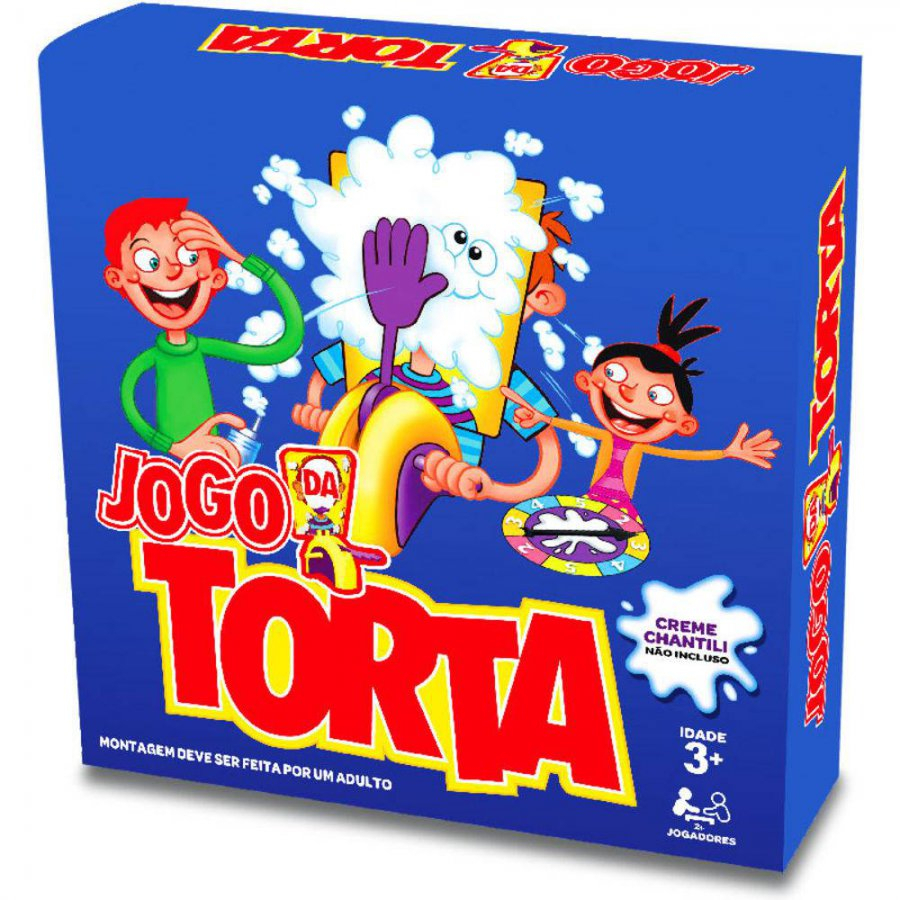 Brinquedo Infantil Divertido Para Família e Amigos Jogo da Torta na Cara  Polibrinq - Baby&Kids