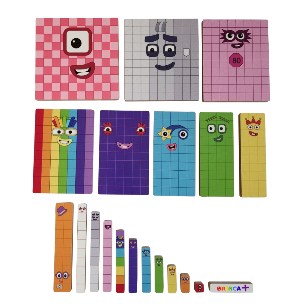 Numberblocks Brinquedo Na