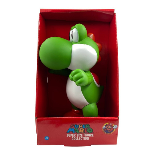 Boneco Yoshi 23cm Super Mario Bros Na Caixa