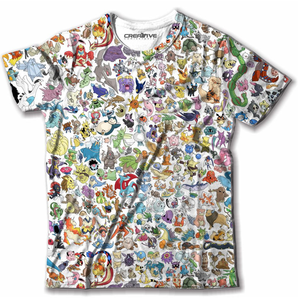 Camiseta dragon ball z goku desenho camisa infantil adulto vetor