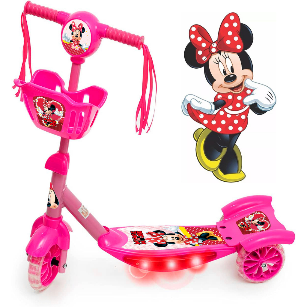 Trotinete 3 Rodas Minnie Disney