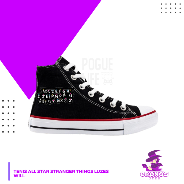 Tenis all star stranger hot sale things